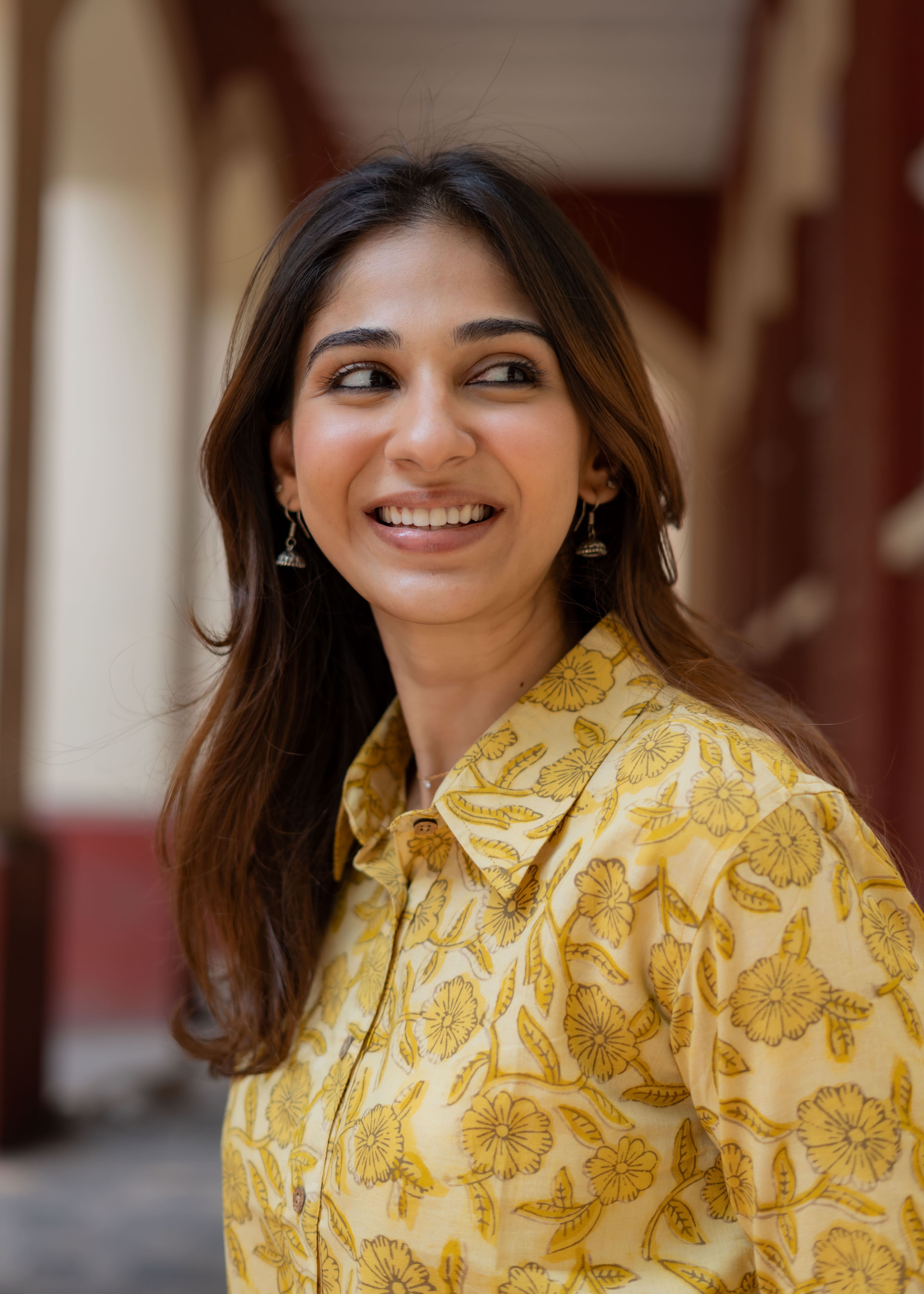 Mud Floral Handblock Cotton Shirt