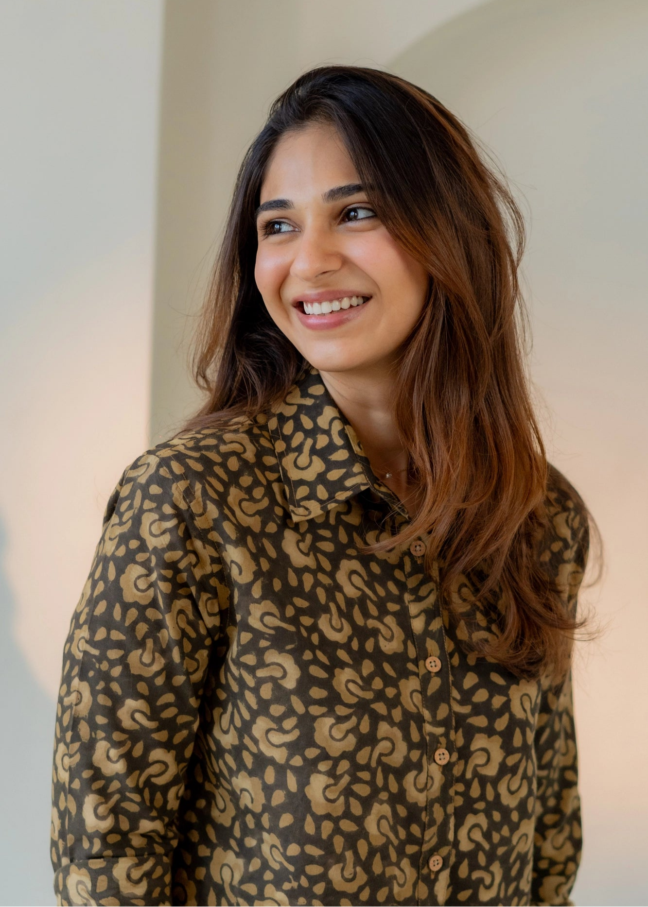Mush Floral Block Print Shirt