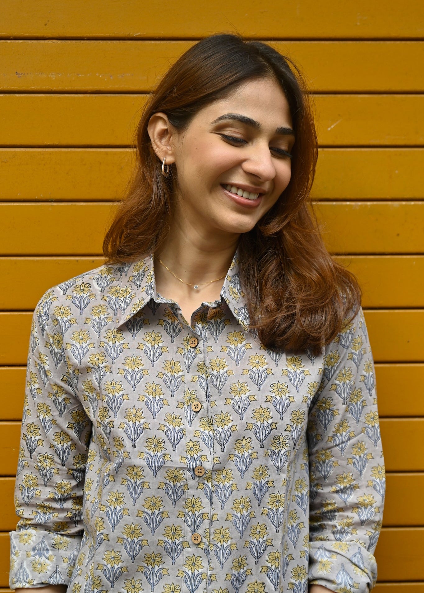 Bagru Floral Handblock Shirt