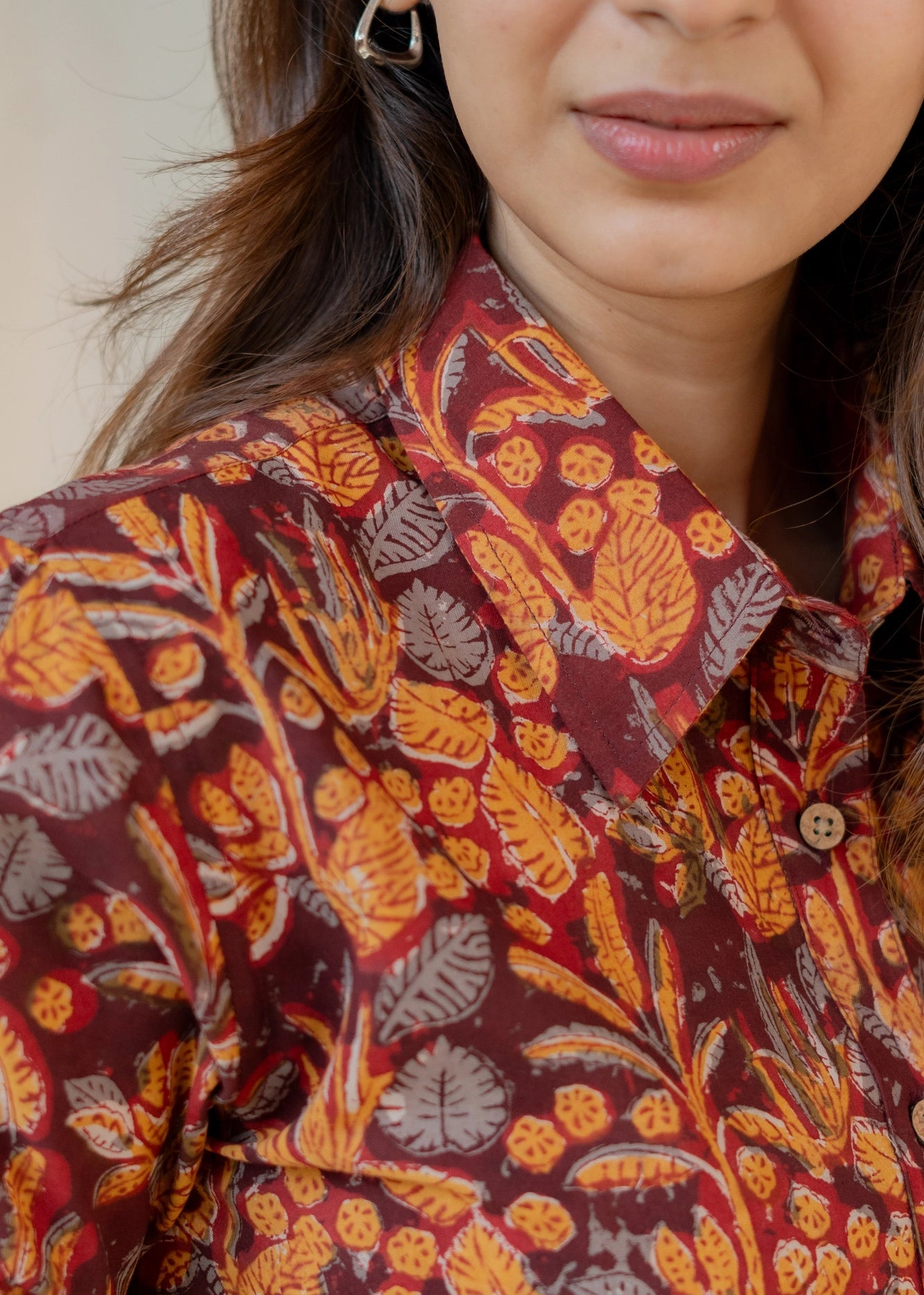 Bagru Garden Block Print Shirt