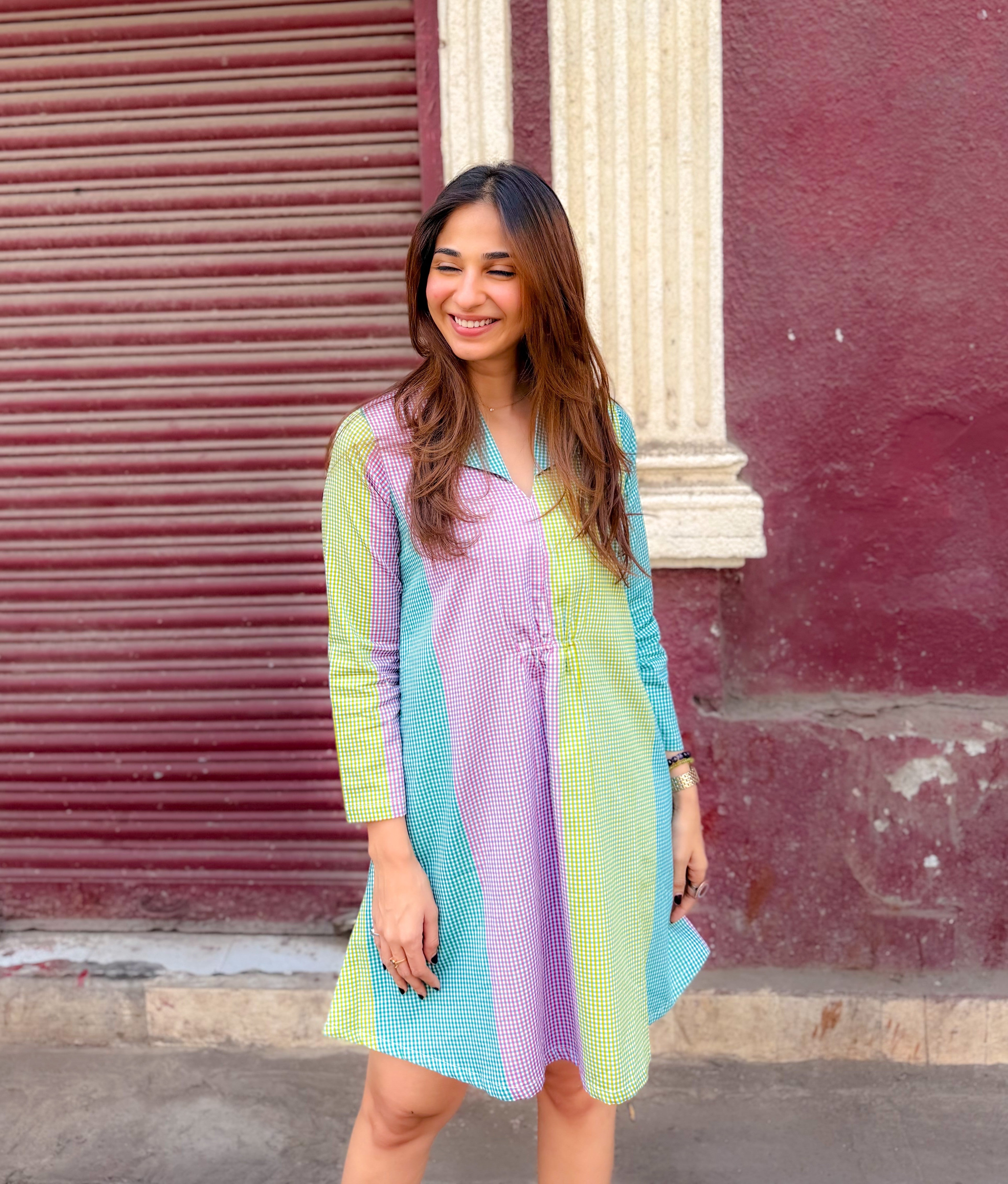 Jaipuri Summeri Cotton A Line Dress