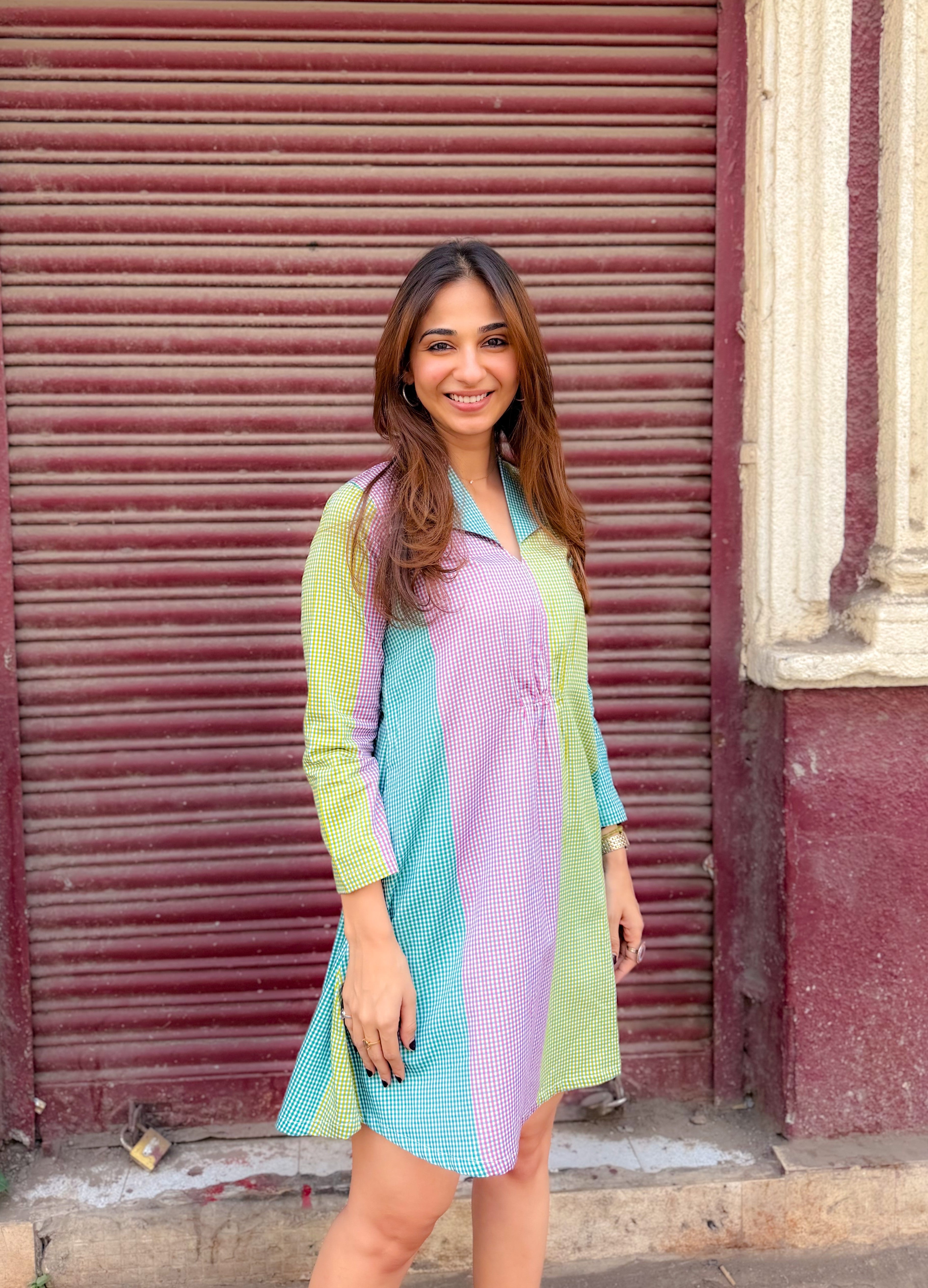 Jaipuri Summeri Cotton A Line Dress