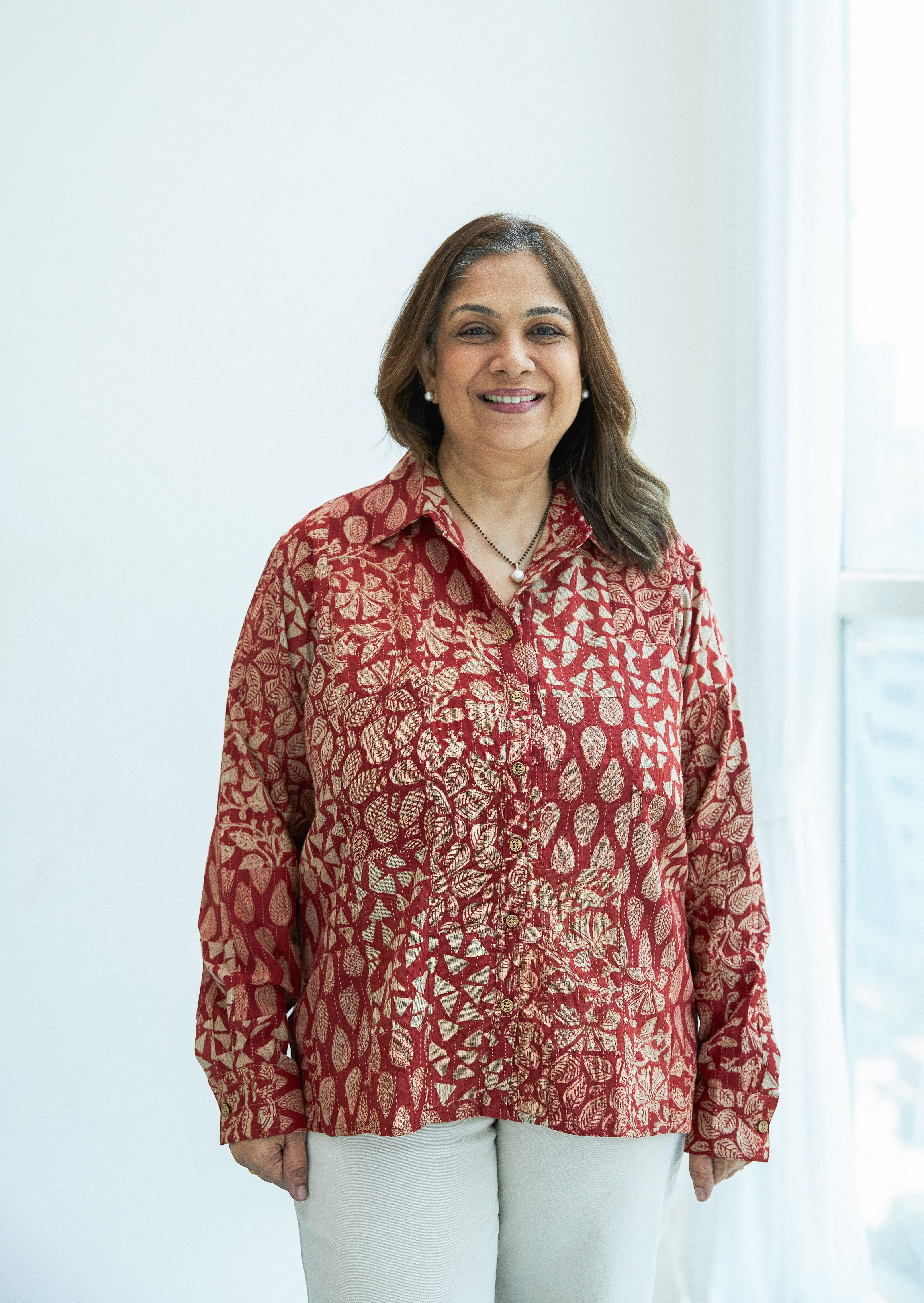 Katha Patchwork Handblock Cotton Shirt