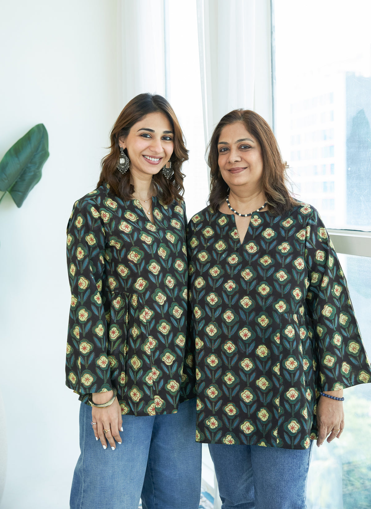 Nilam Baug Bell Sleeves Cotton Short Top