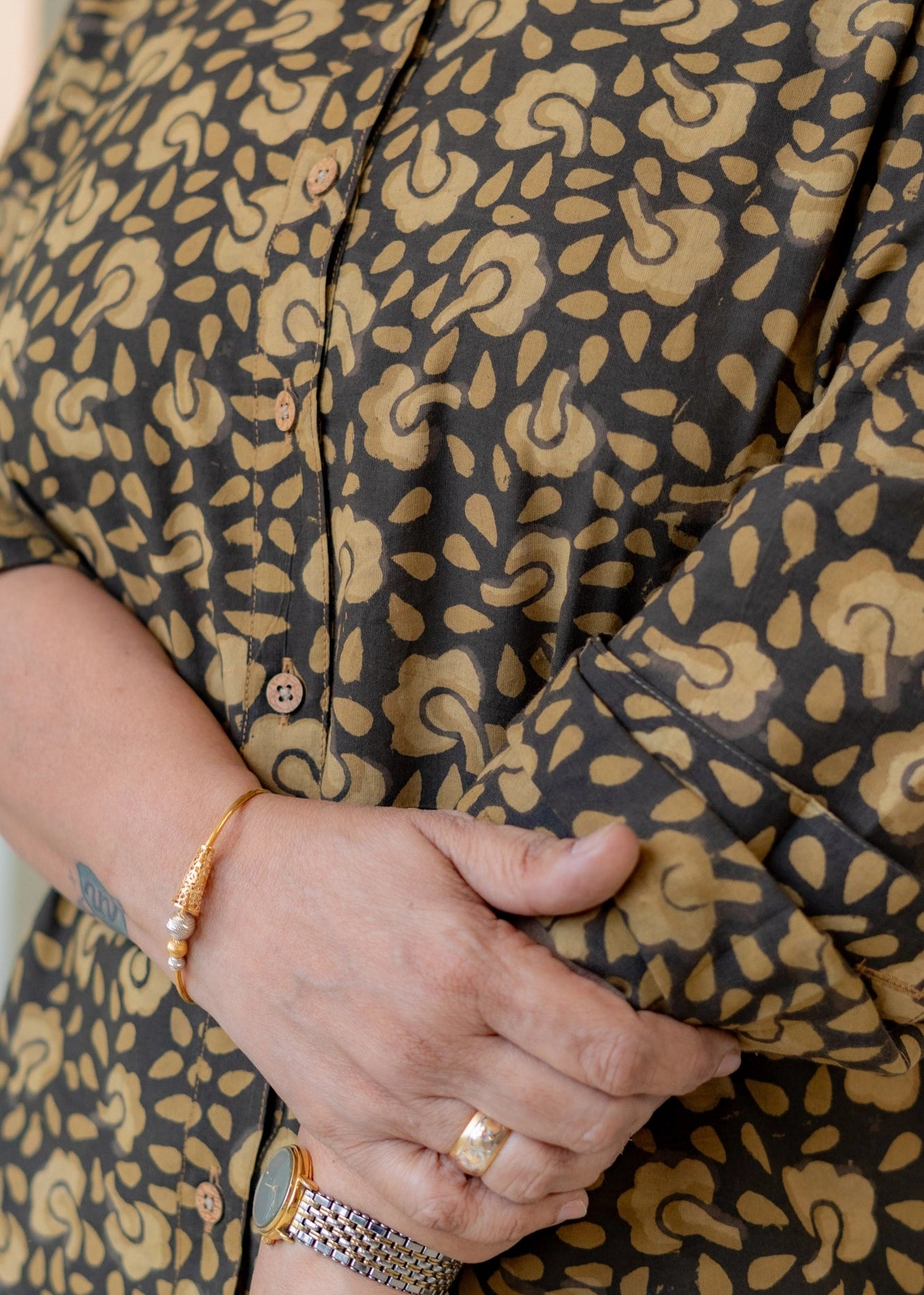 Mush Floral Block Print Shirt