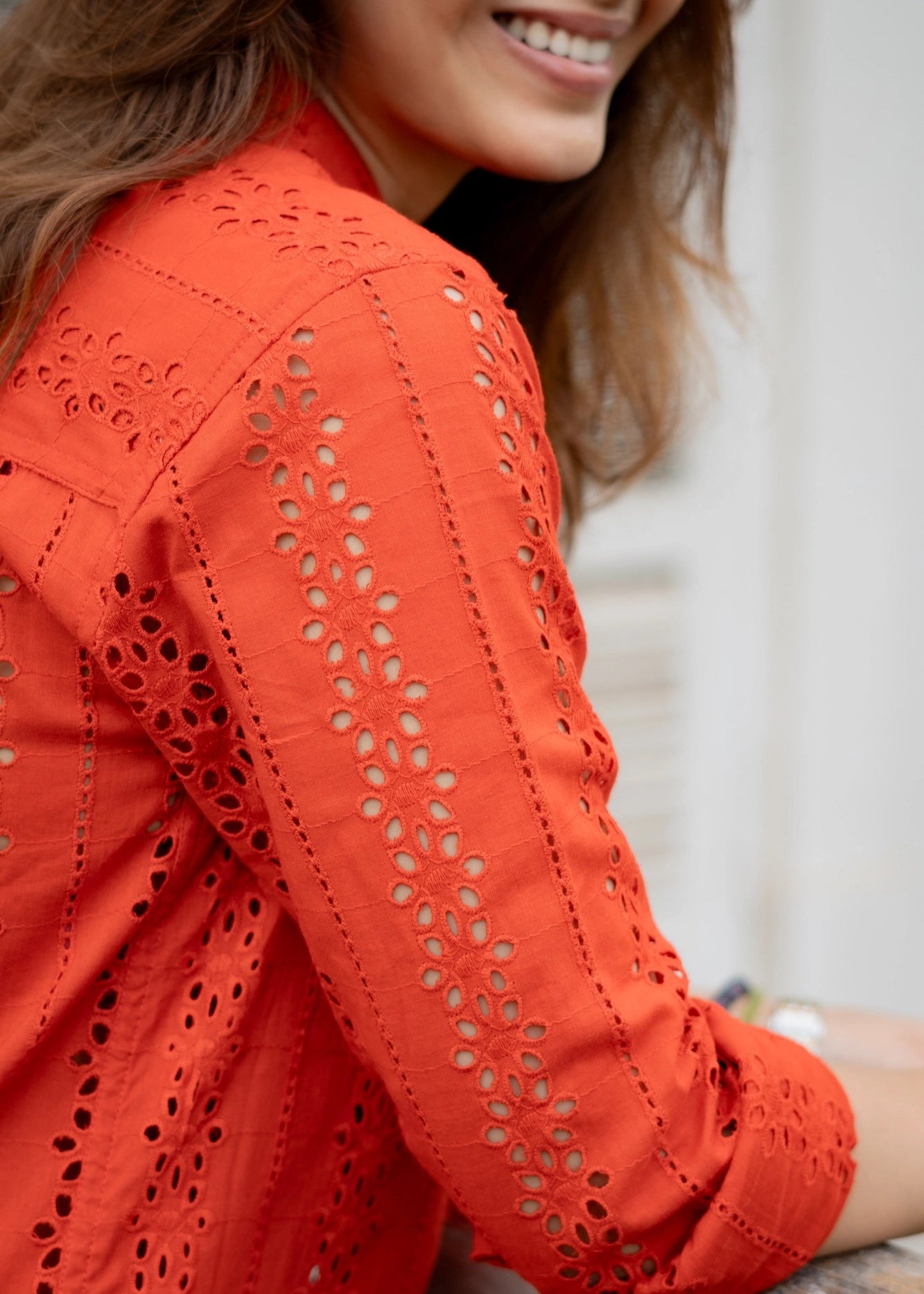 Orange Hakoba Shirt