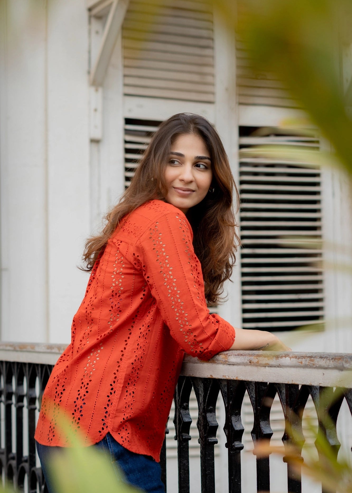 Orange Hakoba Shirt