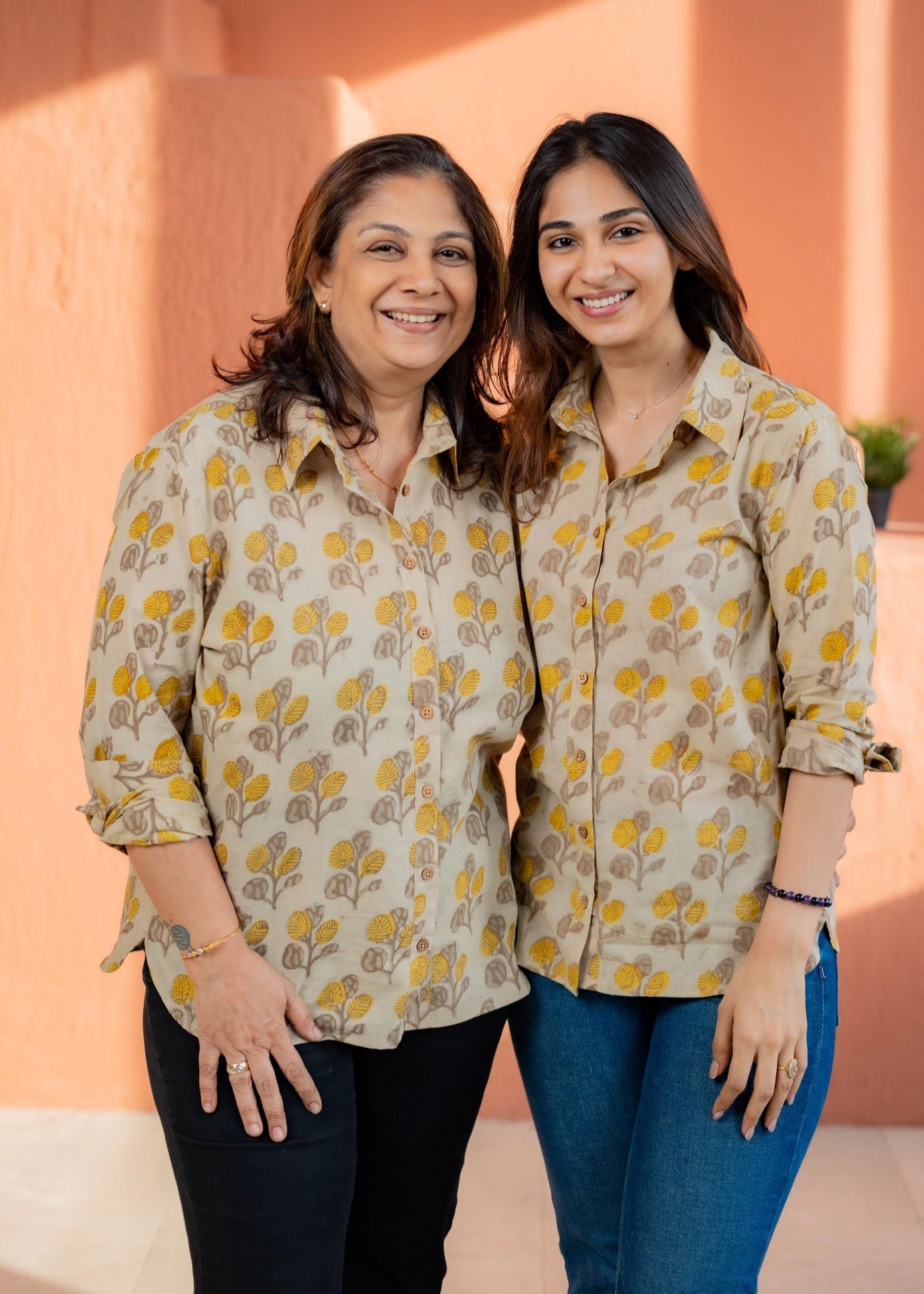 Mud Flower Block Print Shirt