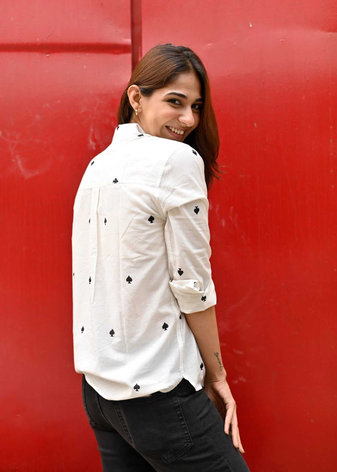 Just Ace it Handblock Shirt