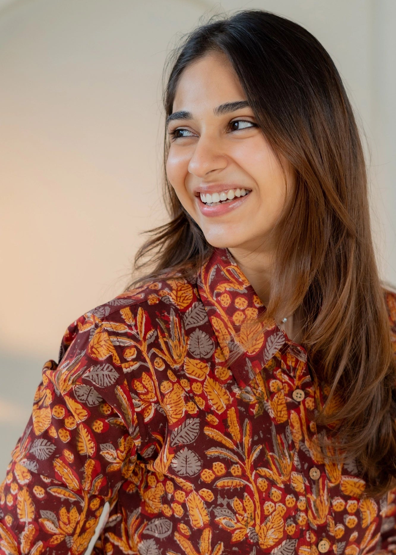 Bagru Garden Block Print Shirt