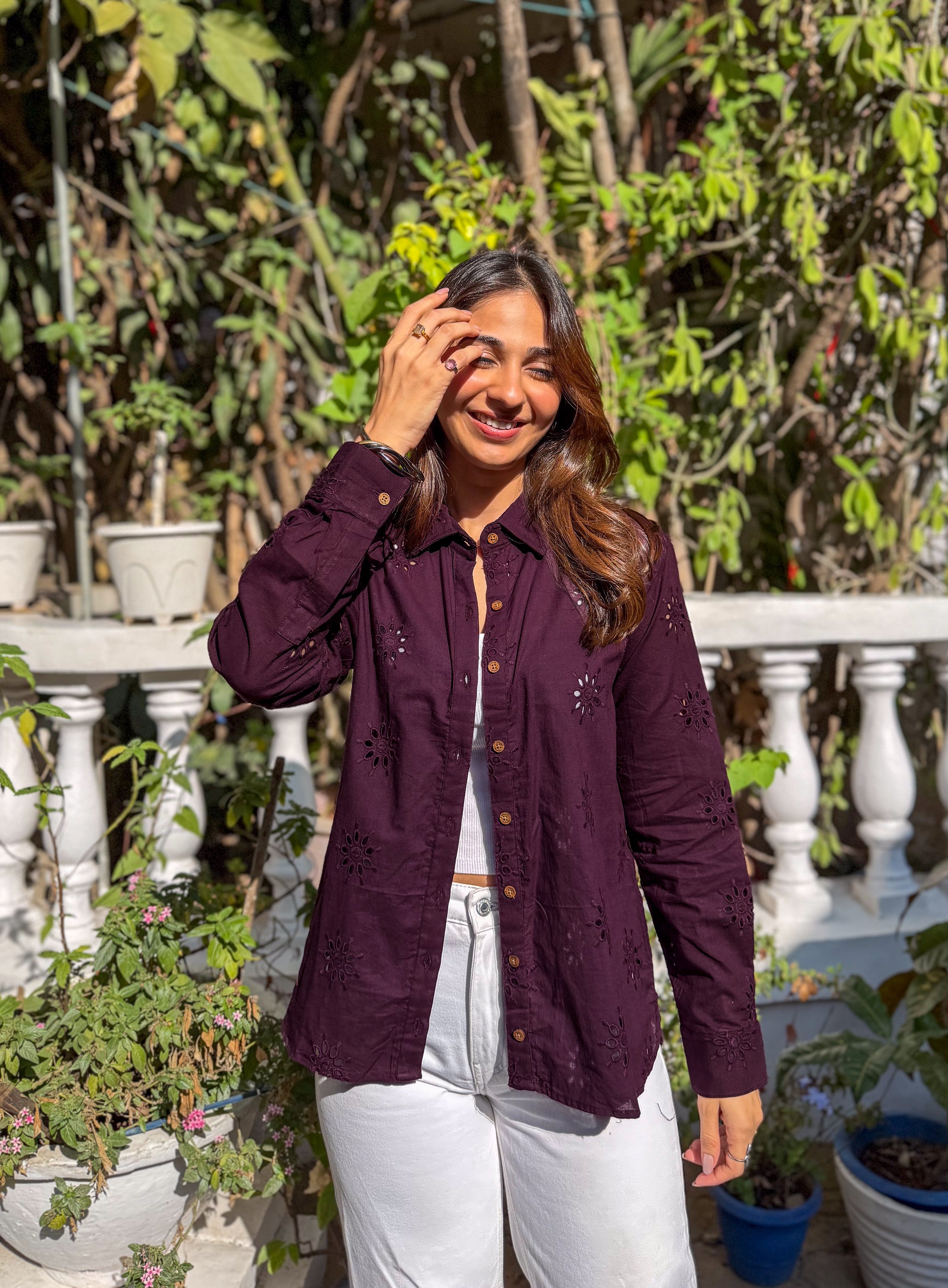 Jamun Hakoba Cotton Shirt