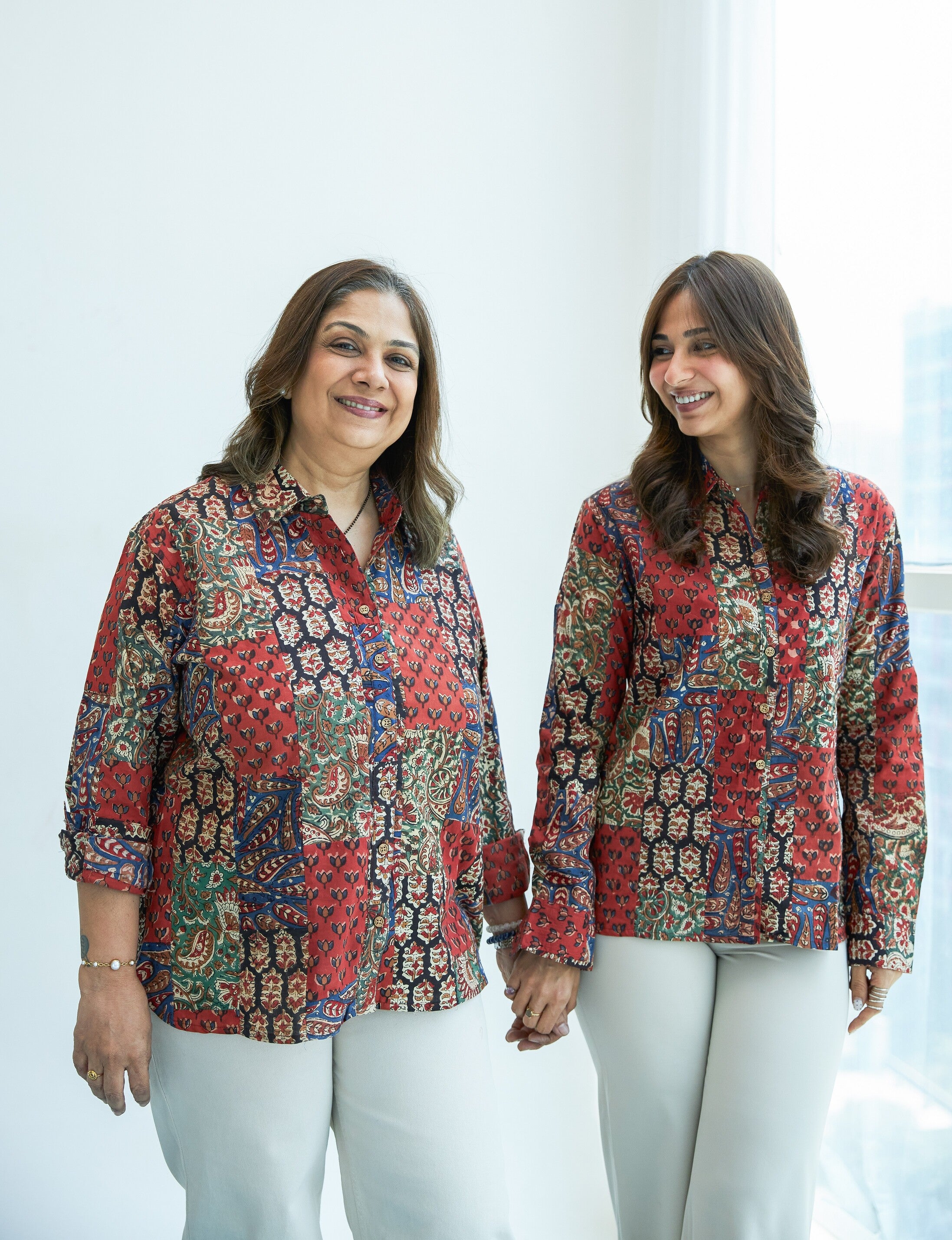 Jaipuri Patchwork Block Print Cotton Shirt
