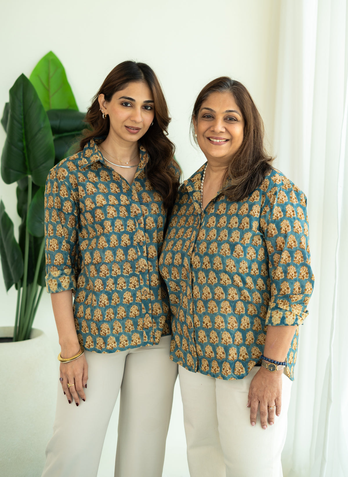 Kashish Kamal Handblock Cotton Shirt