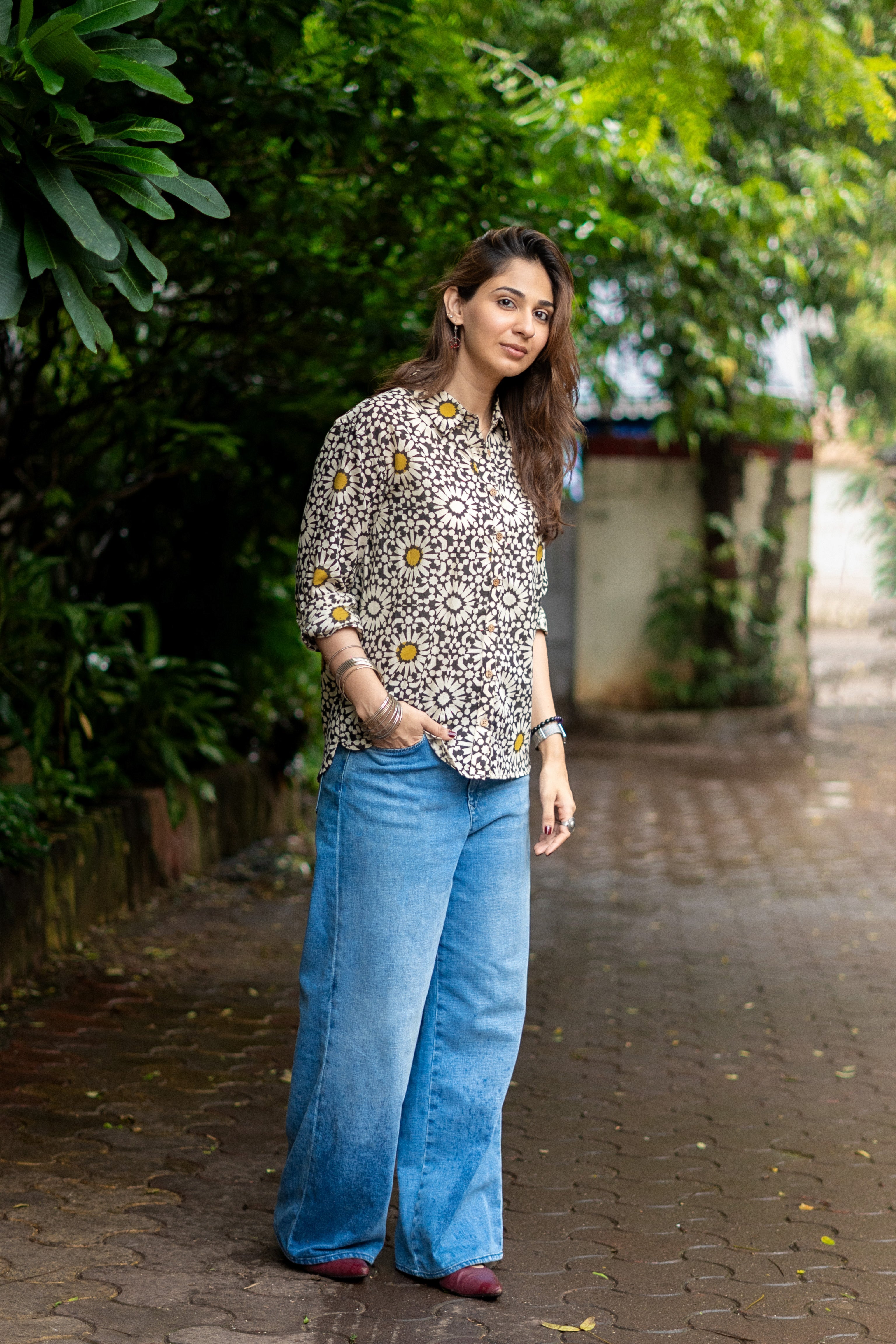 Bagru Chowk Handblock Cotton Shirt