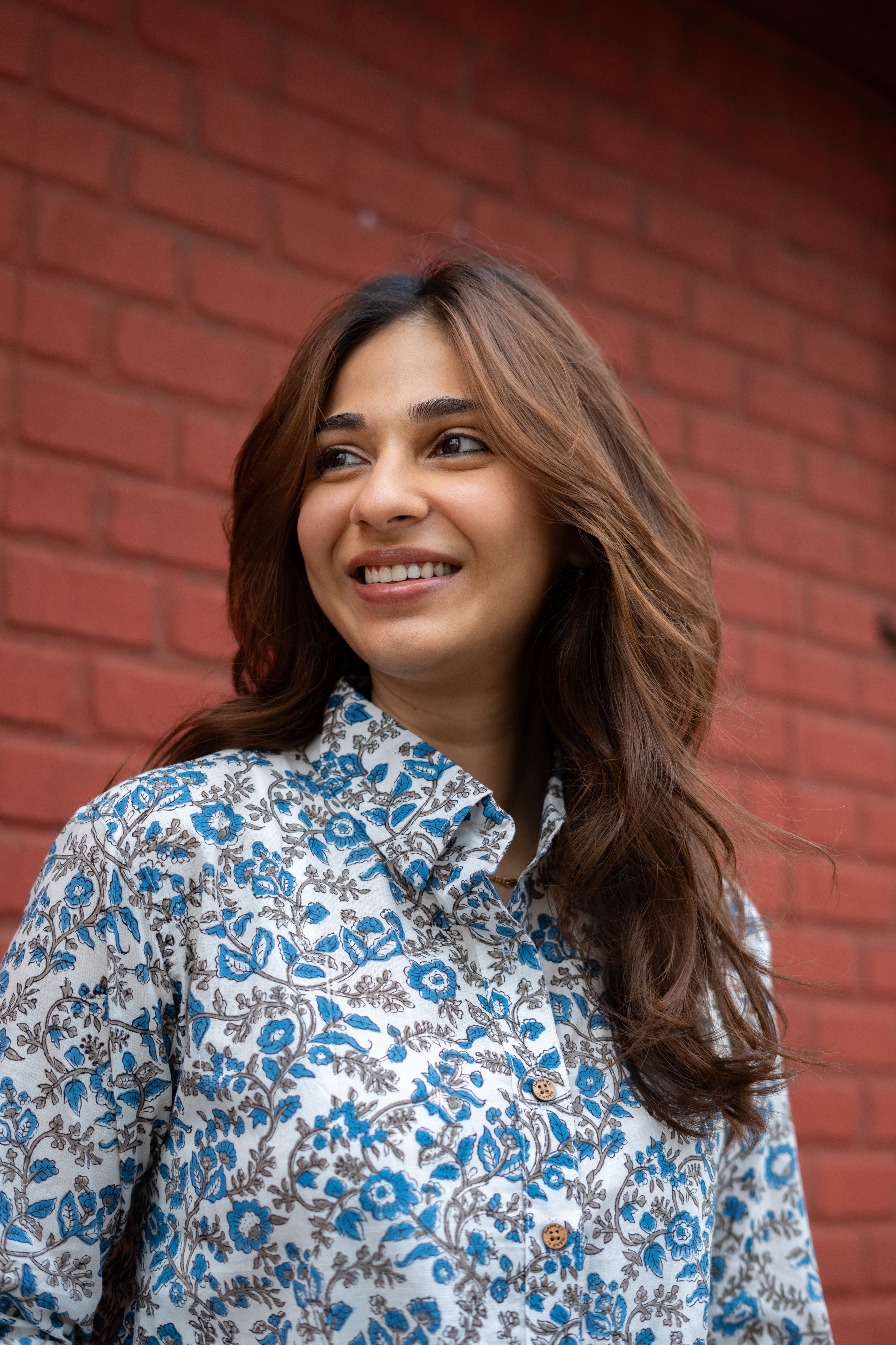 Gulbahar Handblock Cotton Shirt