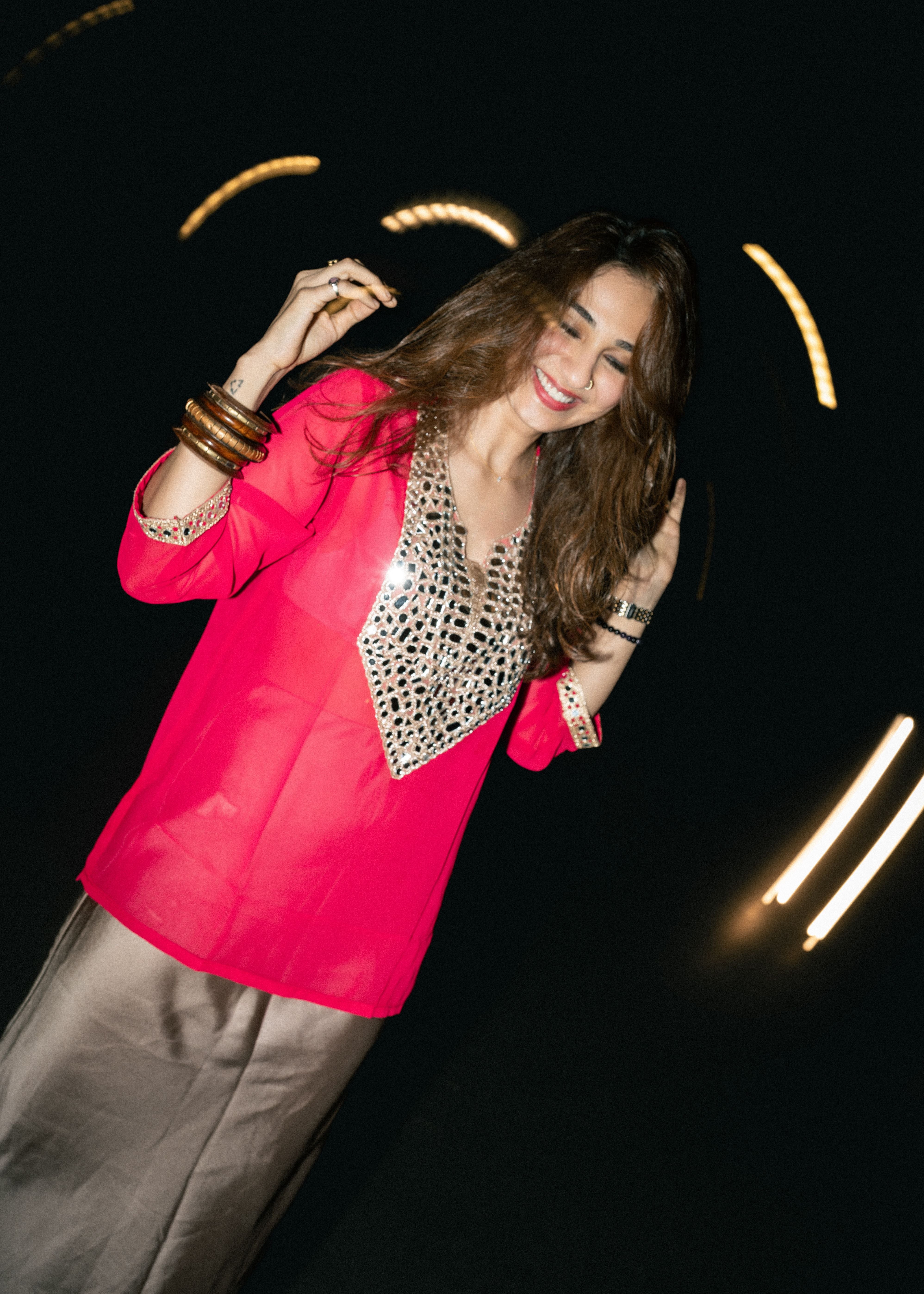 Rani Aaina Kurti