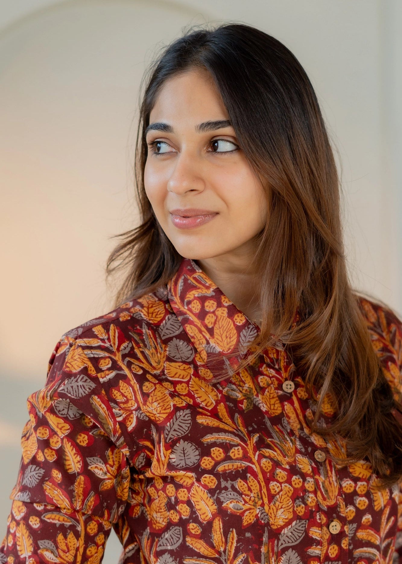 Bagru Garden Block Print Shirt